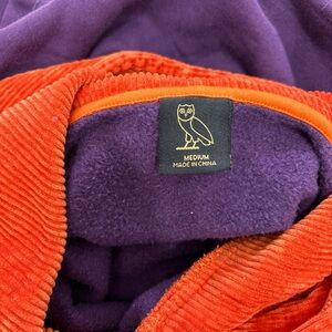 October’s Very Own Orange and Purple Corduroy Jacket